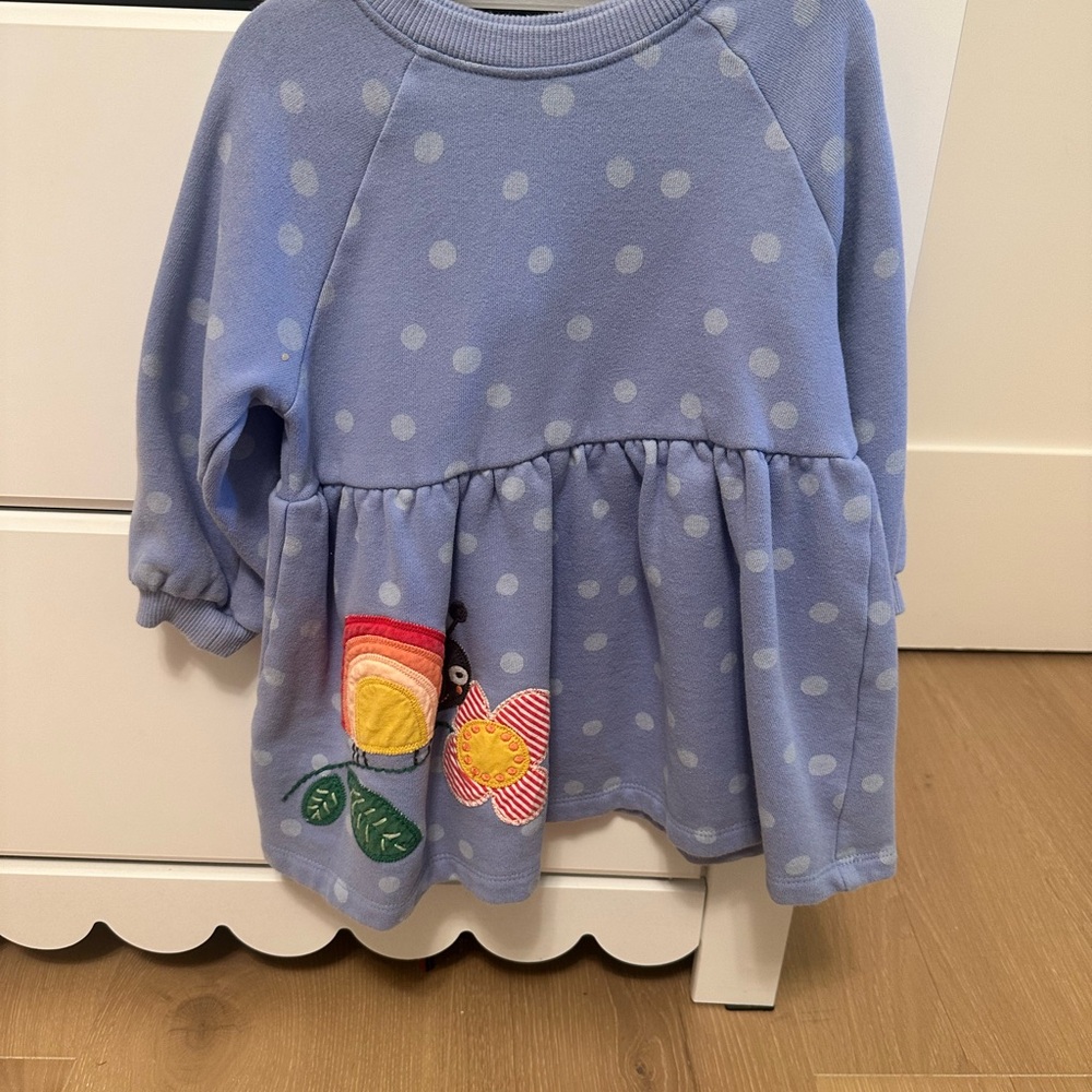 Next Soft Blue Toddler dress